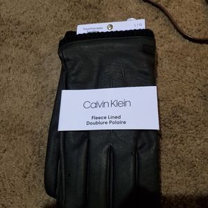 Black Calvin Klein gloves